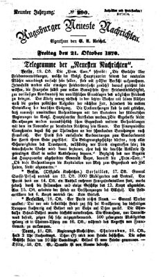 Augsburger neueste Nachrichten Freitag 21. Oktober 1870