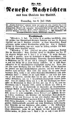 Neueste Nachrichten aus dem Gebiete der Politik (Münchner neueste Nachrichten) Donnerstag 6. Juli 1848