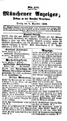 Neueste Nachrichten aus dem Gebiete der Politik (Münchner neueste Nachrichten) Freitag 6. Dezember 1850