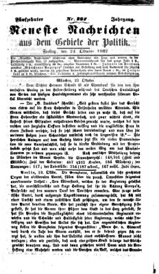Neueste Nachrichten aus dem Gebiete der Politik (Münchner neueste Nachrichten) Freitag 24. Oktober 1862