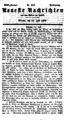 Neueste Nachrichten aus dem Gebiete der Politik (Münchner neueste Nachrichten) Montag 25. Juli 1864