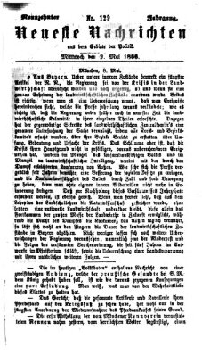 Neueste Nachrichten aus dem Gebiete der Politik Mittwoch 9. Mai 1866