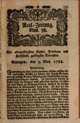 Real-Zeitung (Erlanger Real-Zeitung) Freitag 9. Mai 1788