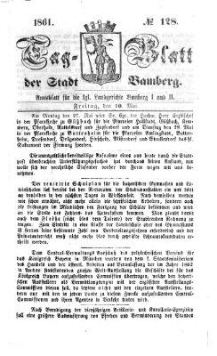 Tag-Blatt der Stadt Bamberg (Bamberger Tagblatt) Freitag 10. Mai 1861
