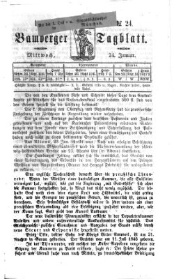 Bamberger Tagblatt Mittwoch 24. Januar 1866