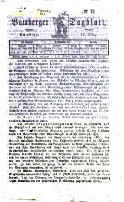 Bamberger Tagblatt Samstag 17. März 1866