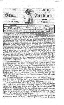 Bamberger Tagblatt Samstag 7. April 1866