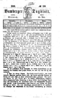 Bamberger Tagblatt Mittwoch 23. Mai 1866