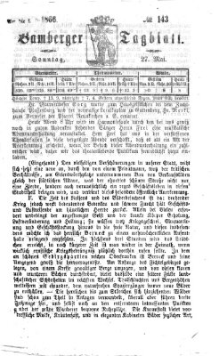 Bamberger Tagblatt Sonntag 27. Mai 1866