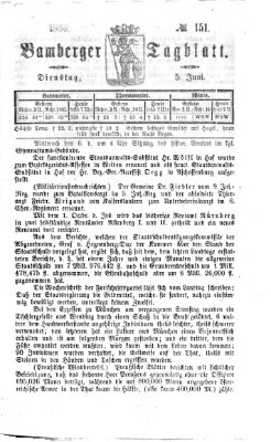Bamberger Tagblatt Dienstag 5. Juni 1866