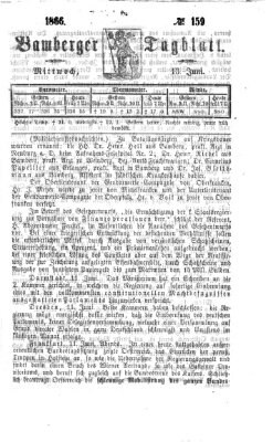 Bamberger Tagblatt Mittwoch 13. Juni 1866