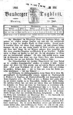 Bamberger Tagblatt Montag 18. Juni 1866