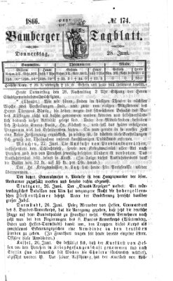 Bamberger Tagblatt Donnerstag 28. Juni 1866