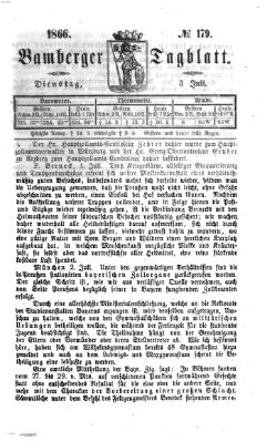 Bamberger Tagblatt Dienstag 3. Juli 1866