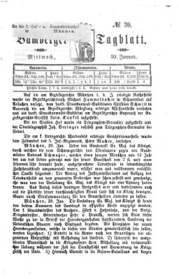 Bamberger Tagblatt Mittwoch 30. Januar 1867