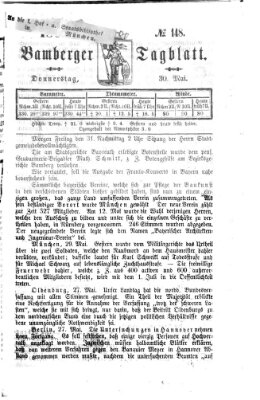 Bamberger Tagblatt Donnerstag 30. Mai 1867