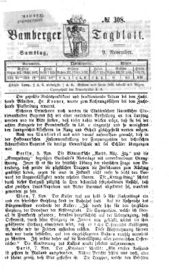 Bamberger Tagblatt Samstag 9. November 1867