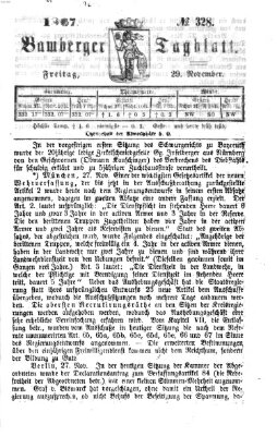 Bamberger Tagblatt Freitag 29. November 1867