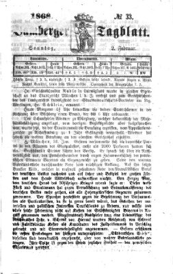 Bamberger Tagblatt Sonntag 2. Februar 1868