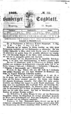 Bamberger Tagblatt Montag 17. August 1868