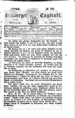 Bamberger Tagblatt Mittwoch 21. Oktober 1868