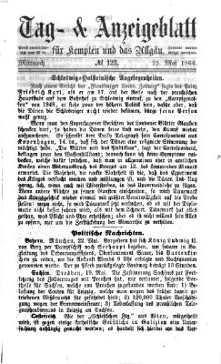 Tag- und Anzeigeblatt für Kempten und das Allgäu Mittwoch 25. Mai 1864