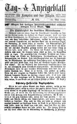 Tag- und Anzeigeblatt für Kempten und das Allgäu Donnerstag 26. Mai 1864