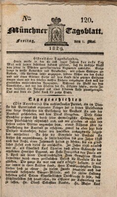Münchener Tagblatt Freitag 1. Mai 1829