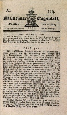 Münchener Tagblatt Freitag 13. Mai 1831