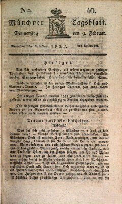 Münchener Tagblatt Donnerstag 9. Februar 1832