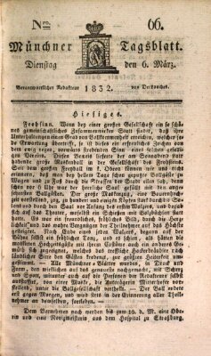 Münchener Tagblatt Dienstag 6. März 1832