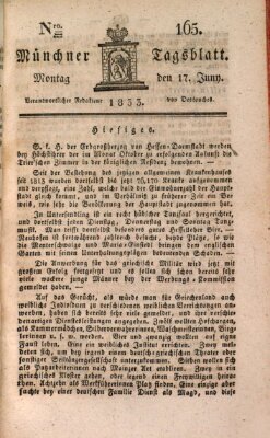 Münchener Tagblatt Montag 17. Juni 1833