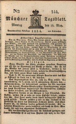 Münchener Tagblatt Montag 26. Mai 1834