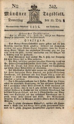 Münchener Tagblatt Donnerstag 11. Dezember 1834