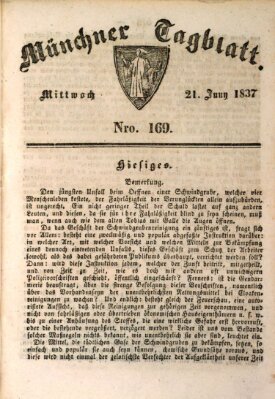 Münchener Tagblatt Mittwoch 21. Juni 1837