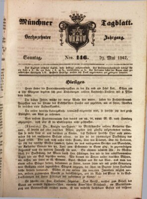 Münchener Tagblatt Sonntag 29. Mai 1842
