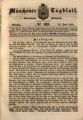 Münchener Tagblatt Sonntag 16. Juni 1844