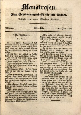 Neues Tagblatt für München und Bayern Mittwoch 12. Juni 1839