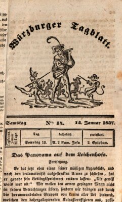 Würzburger Tagblatt Samstag 14. Januar 1837
