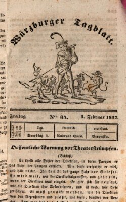 Würzburger Tagblatt Freitag 3. Februar 1837