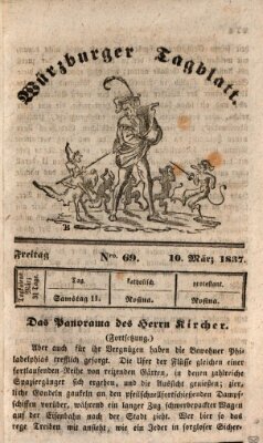 Würzburger Tagblatt Freitag 10. März 1837