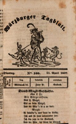 Würzburger Tagblatt Dienstag 11. April 1837