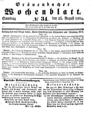 Grönenbacher Wochenblatt