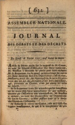 Journal des débats et des décrets Montag 28. Februar 1791