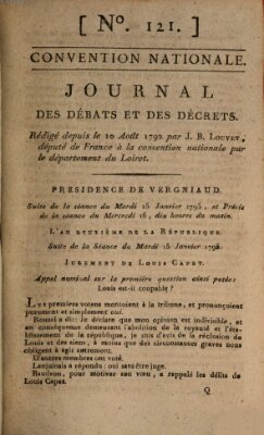 Journal des débats et des décrets Mittwoch 16. Januar 1793