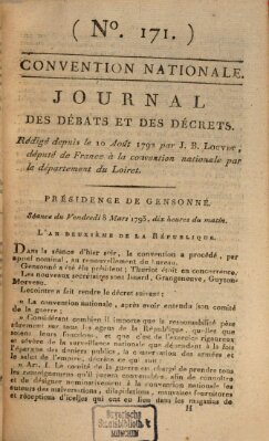 Journal des débats et des décrets Freitag 8. März 1793