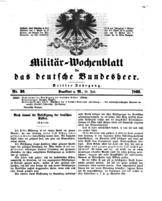 Militär-Wochenblatt für das deutsche Bundesheer