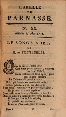 L' Abeille du Parnasse Samstag 15. Mai 1751