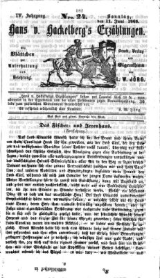 Hans von Hackelberg's Erzählungen Sonntag 11. Juni 1865