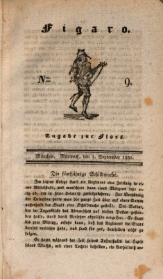 Figaro (Baierische National-Zeitung) Mittwoch 1. September 1830